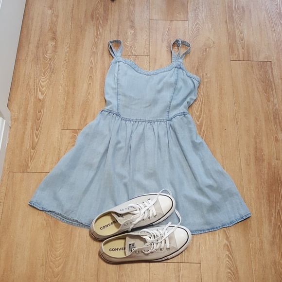 Denim mini dress - Picture 5 of 5